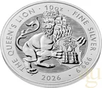 10 Unzen Silbermünze Tudor Beasts Queen's Lion 2026