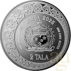 1 Unze Silbermünze Samoa Mermaid & Pearl 2025