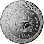 1 Unze Silbermünze Samoa Mermaid & Pearl 2025