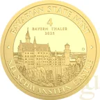 1/25 Unze Goldmünze Bayern Thaler - Schloss Neuschwanstein 2025