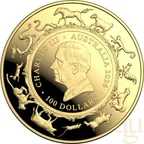 1 Unze Goldmünze Australien RAM Lunar Pferd 2026 Domed - Proof