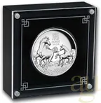 5 Unzen Silbermünze Australien Lunar III Pferd 2026 polierte Platte - High Relief