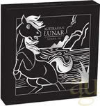 1 Kilogramm Silbermünze Australien Lunar III Pferd 2026 - coloriert mit 1g Gold Privy Mark