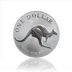 1 Unze Silbermünze Australien Känguru 1993 (RAM)