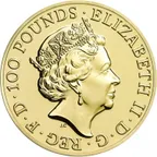 1 Unze Goldmünze Lunar UK Affe 2016