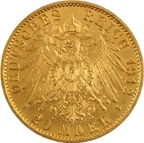 20 Mark Goldmünze Wilhelm II von Preußen 1888