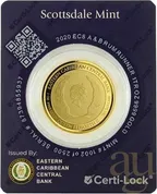 1 Unze Goldmünze EC8 St. Vincent & the Grenadines - Pax Et Justitia 2020