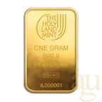 1 Gramm Goldbarren The Holy Land Mint - Dove of Peace