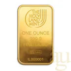 31,1 Gramm Goldbarren The Holy Land Mint - Dove of Peace