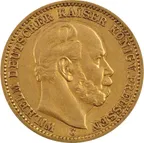 20 Mark Goldmünze Wilhelm I von Preußen