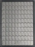 100 x 1g Silber Tafelbarren - Combibarren