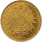 10 Kronen Österreich 1896 Originalstück
