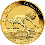 1/10 Unze Goldmünze Australien Känguru 2015