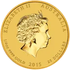 1/4 Unze Goldmünze Australien Lunar II Ziege 2015
