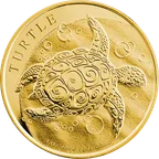 1 Unze Goldmünze Niue Schildkröte 2014