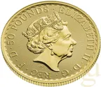 1/2 Unze Goldmünze Britannia 2023 - Queen Elisabeth
