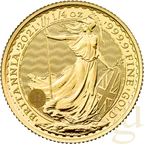 1/4 Unze Goldmünze Britannia 2022