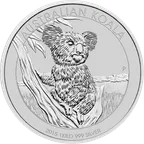 1 Kilogramm Silbermünze Australien Koala 2015