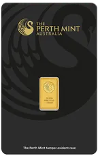 1 Gramm Goldbarren Perth Mint - Känguru