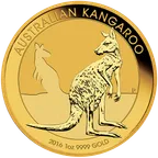 1 Unze Goldmünze Australien Känguru 2016