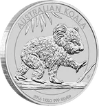 1 Kilogramm Silbermünze Australien Koala 2016