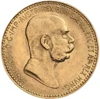10 Kronen Goldmünze Österreich 1909 Originalstück