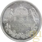 5 Kronen Silbermünze Österreich - Ungarn
