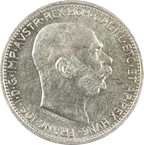 1 Krone Silbermünze Österreich - Ungarn