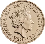1 Pfund Goldmünze Sovereign Elisabeth 2014