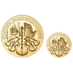1,25oz Goldmünzenset Wiener Philharmoniker 2014 polierte Platte - 25 Jahre