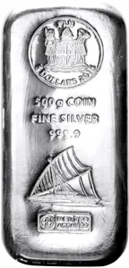 500 Gramm Silber Argor Heraeus Fiji Münzbarren