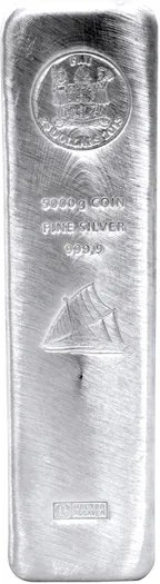 5 Kilogramm Silber Argor Heraeus Fiji Münzbarren
