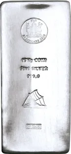 15 Kilogramm Silber Argor Heraeus Fiji Münzbarren