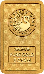 5 Gramm Goldbarren Perth Mint - Lakshmi