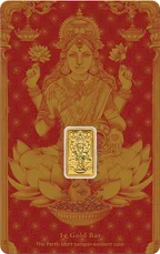 1 Gramm Goldbarren Perth Mint - Lakshmi
