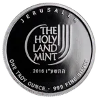 1 Unze Silber Israel - Jerusalem Dove of Peace 2016 Round
