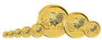 1/2 Unze Goldmünze Australien Lunar II Hahn 2017
