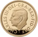 Sovereign King Charles 2027 Goldmünzen - polierte Platte - Five-Coin-Set