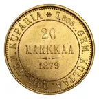 20 Markkaa Goldmünze Finnland