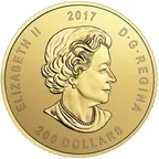 1 Unze Goldmünze Call of the Wild - Hirsch 2017