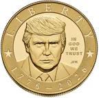 1 Unze Goldmünze America 250 Jahre Jubiläum USA - Präsident Donald J. Trump 2026 – Polierte Platte