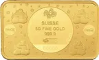 5 Gramm Goldbarren PAMP - Coca Cola Polar Bear Hugs