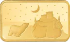 5 Gramm Goldbarren PAMP - Coca Cola Polar Bear Hugs
