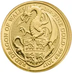 1 Unze Goldmünze Queens Beasts Red Dragon 2017