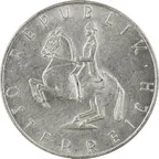 5 Schilling Silbermünze Republik Österreich