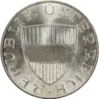10 Schilling Silbermünze Republik Österreich