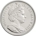 1 Unze Silbermünze Isle of Man Angel 2015