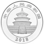 1 Kilogramm Silbermünze China Panda 2018 proof