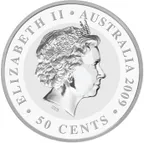 1/2 Unze Silbermünze Australien Koala 2009