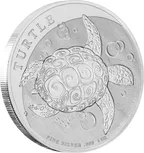 1 Unze Silbermünze Niue Schildkröte 2018